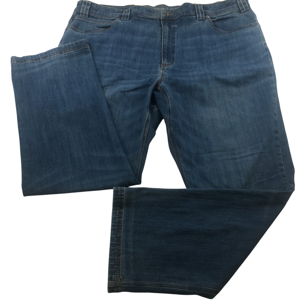 Duluth Trading Co Relaxed Fit Jeans Mens 44x32 Blue Denim Work Pants